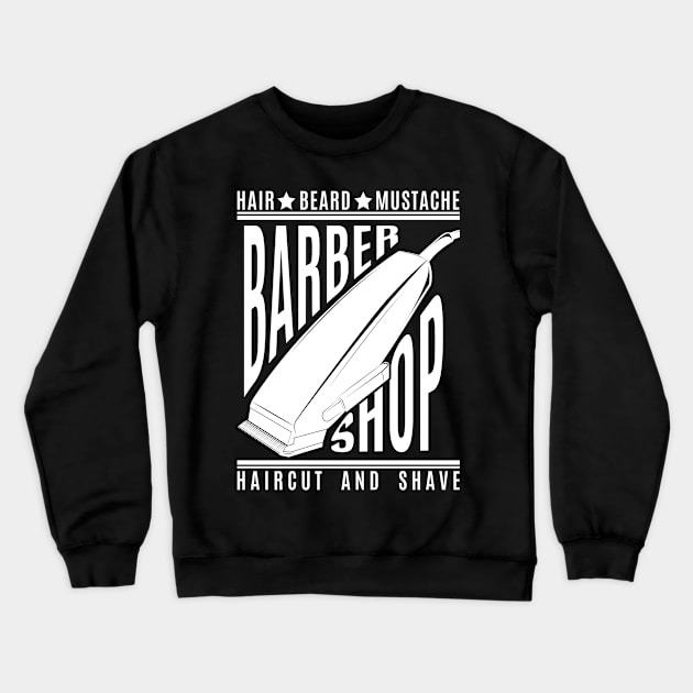 Funny Get Faded Barber Hairdresser Hair Cut Maker Barbershop Crewneck Sweatshirt by LEGO